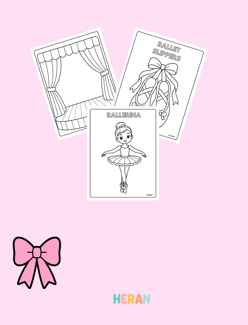 Ballet Coloring Book
