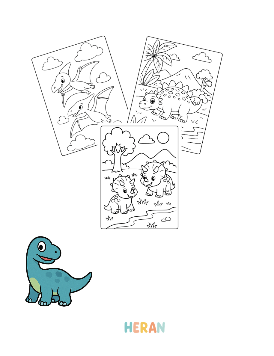 Dinosaurs Coloring Book