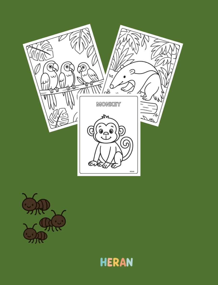 Jungle Coloring Book
