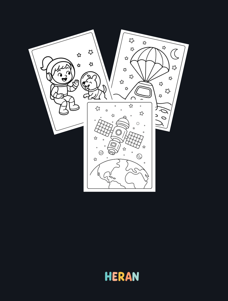 Space Coloring Book