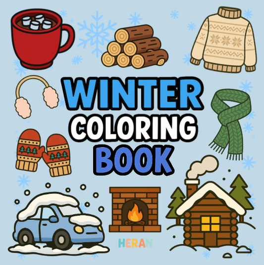 Winter Coloring Book