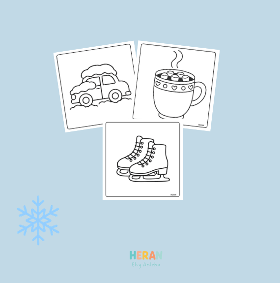 Winter Coloring Book