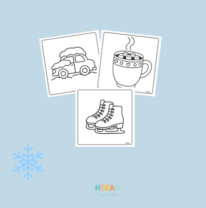 Winter Coloring Book