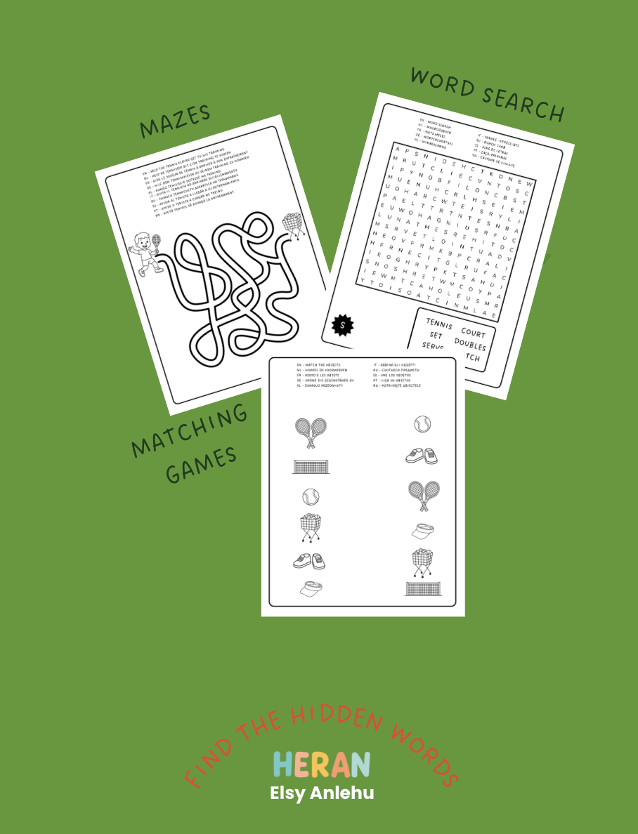 Tennis Activity Book