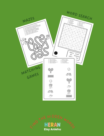 Tennis Activity Book