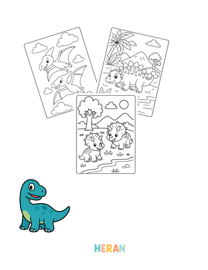 Dinosaurs Coloring Book