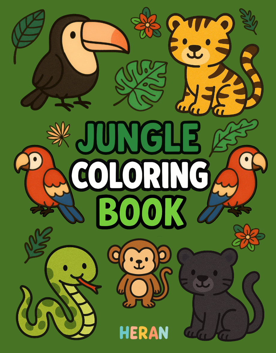 Jungle Coloring Book