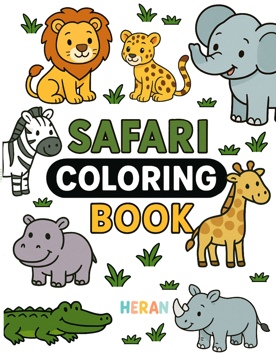 Safari Coloring Book