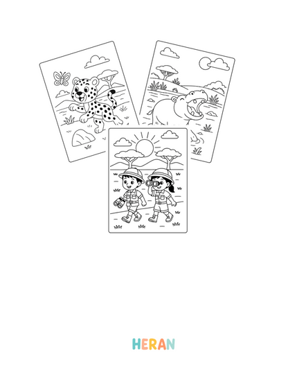 Safari Coloring Book