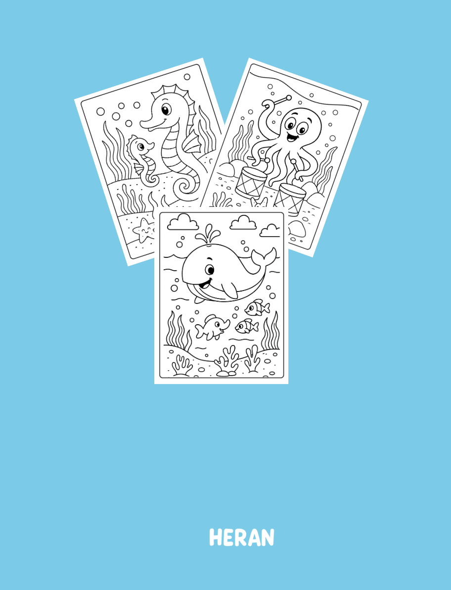 Ocean Coloring Book
