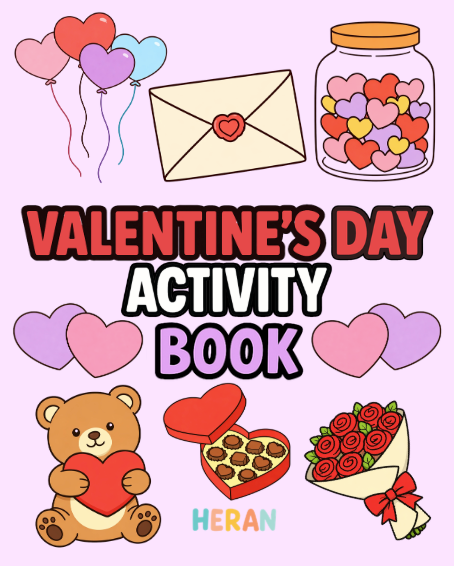 Valentine's Day Activity Book