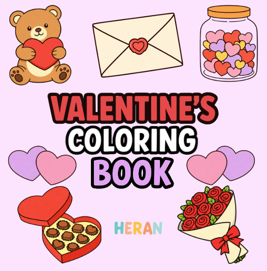 Valentine's Coloring Book