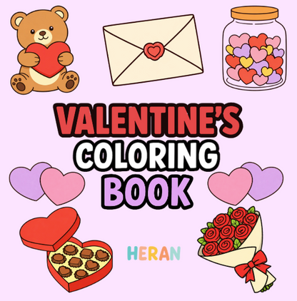 Valentine's Coloring Book
