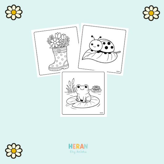 Spring Coloring Book