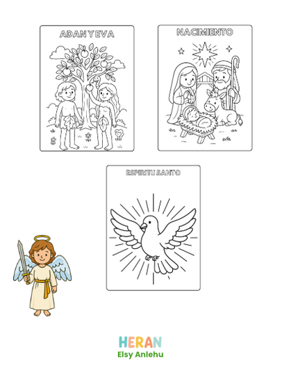 Libro de colorear de La Biblia