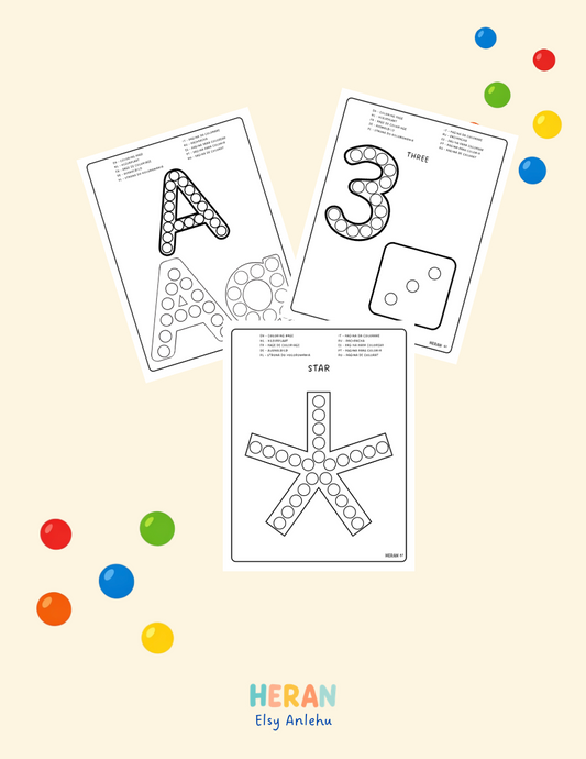 Dot Markers Activity Book: Letters, Numbers and Shapes