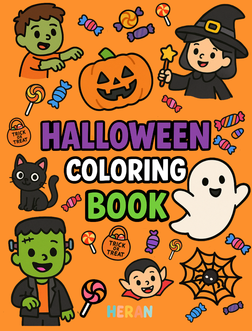 Halloween Coloring Book
