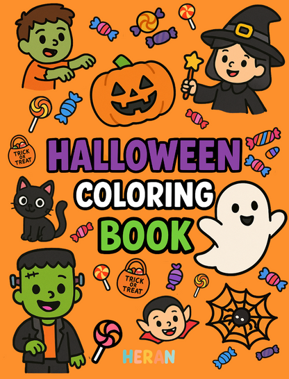 Halloween Coloring Book